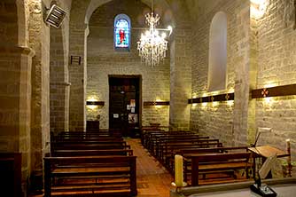 Inside Saint Martin's church